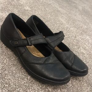 Black Mary Jane Flats